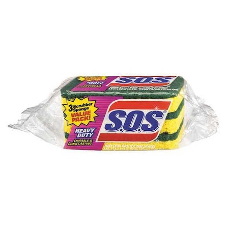 S.O.S. Heavy Duty Sponge, SOS, PK24 91029