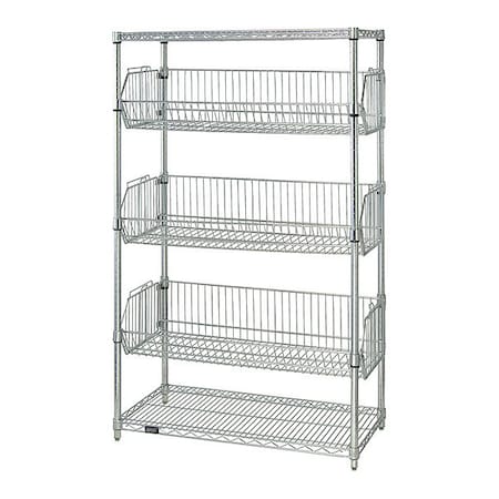 Quantum Storage Systems Stacking Basket 63"Hx48"Wx18"D 1848BC6C