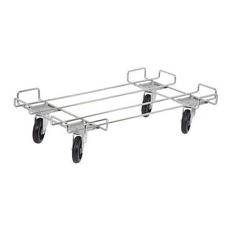 Quantum Storage Systems Dolly Base 20"D x 36"W, Chrome M2036BD