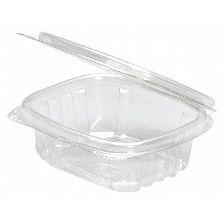 Genpak Container, Plastic, Clear, PK200 GNP AD12