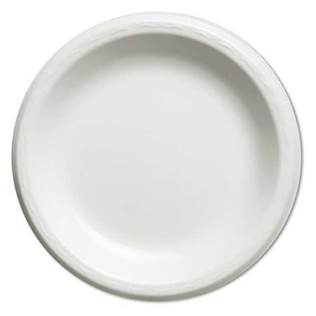 Genpak Plate, Laminated Foam, 8.88", White, PK500 GNP LAM09