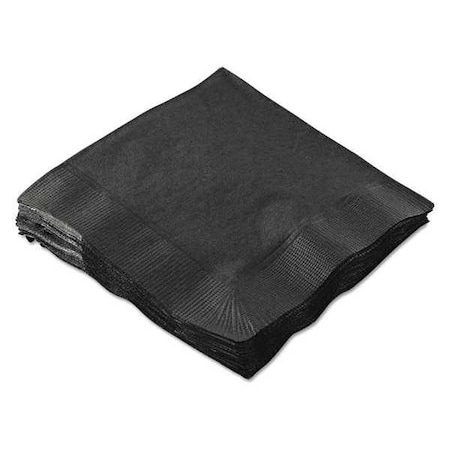 Hoffmaster Napkin, Bev 10x10, 2Ply, Black, PK1000 HFM 180313