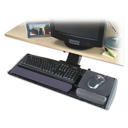 Kensington Desktop Keyboard Drawer Gray K60718 Zoro Com