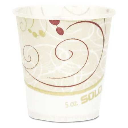 SOLO Flat Bottom Water Cup 5 oz., Pk100 R53SYMPK