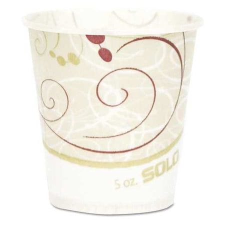 Solo Symphony Design Paper Water Cups, 5 oz, PK100 R53SYMPK