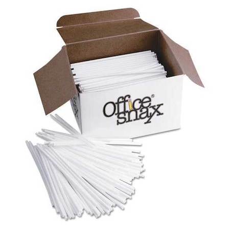 Office Snax Plastic Stir Sticks, PK1000 STR5