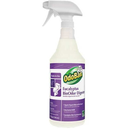 Odoban Eucalyptus BioOdor Digester, 32oz., PK12 927062-QC12