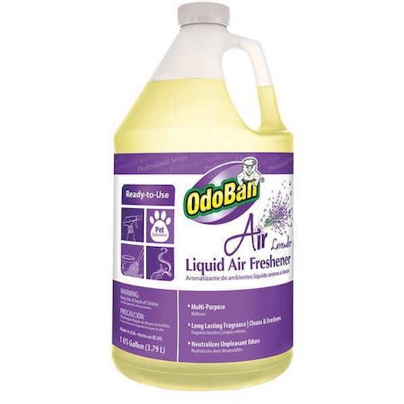 Odoban Air Freshner, Size, 1 gal., Lavender, PK4 977562-G4