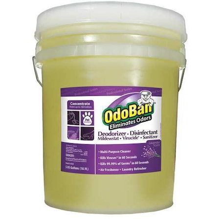 Odoban Deodorizer, Size 5 gal., Lavender 911162-5G
