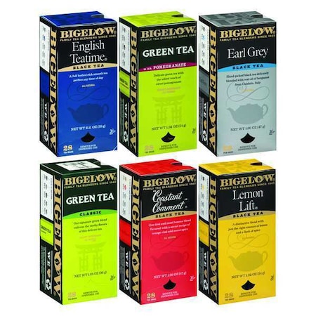 Tea Assorted Tea Bag Caffeinated Tea 2 lbs 168 PK