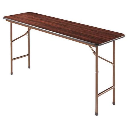 Alera Wood Fold Table, Rect, 60x18x29", Walnut ALEFT726018WA