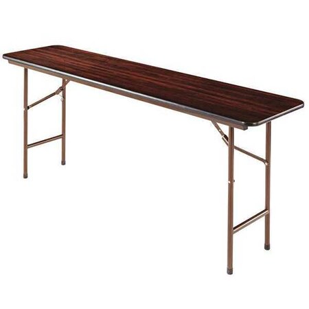 Alera Wood Fold Table, Rect, 72x18x29", Walnut ALEFT727218WA