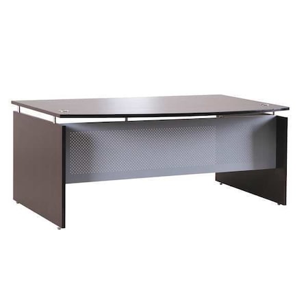 Alera Bow Front Desks, 42" D, 29-1/2" H, Espresso, Woodgrain Laminate ALESE227242ES