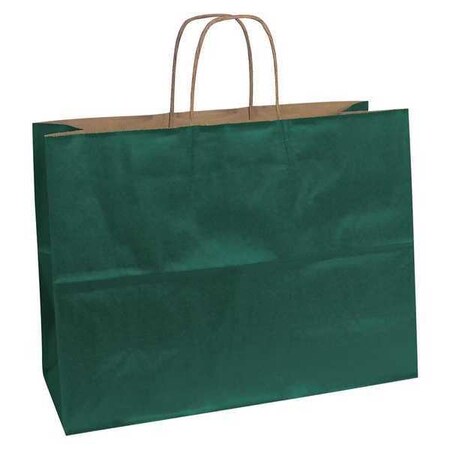 Tulsack Shopping Bag with Handles 16" x 6" x 12" Tint Green, Pk250 S02TG