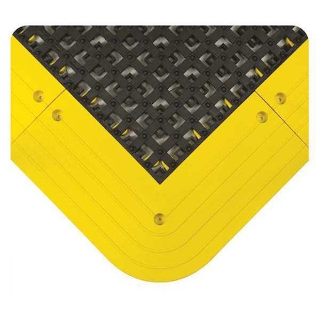 Wearwell No Slip Mat, 42" Wide, 7/8" Thick 553.78X42X66BYL