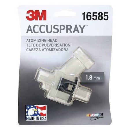 3M Accuspray Head Refill, Atomizing, 1.8mm, Clear 16585