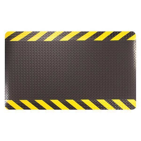Apache Mills Antifatigue Mat, 5 ft. L x 3 ft. W, 15/16" Thickness, Diamond, Chevron 3956509173X5