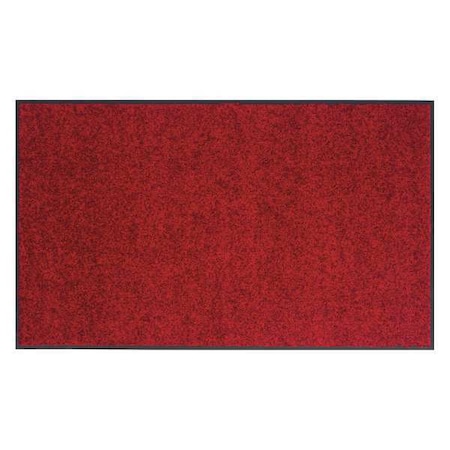 Apache Mills Entrance Mat, Red/Black, 4 ft W x 8 ft L 0101151004X8