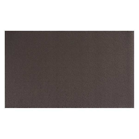 Apache Mills Antifatigue Mat, 5 ft. L x 3 ft. W, 5/8" Thickness, Pebble, Solid Black 2028009003X5