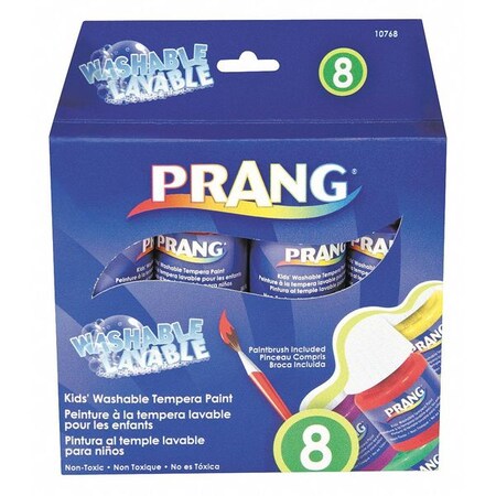 Prang Paint Set, Washable, Assorted 10768