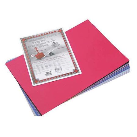 Pacon Paper, Construction, 12x 18", Assorted, PK50 103638