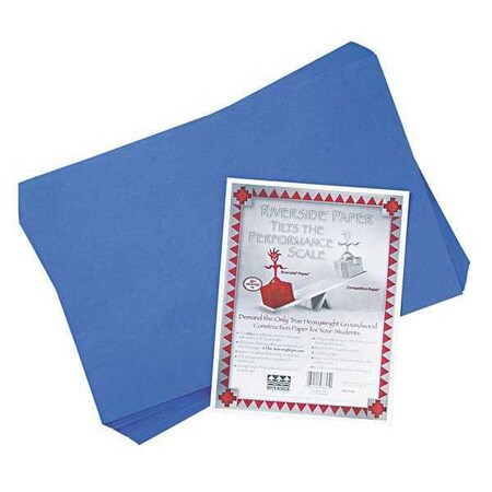 Pacon Paper, Construction, 12x18", Dark Blue, PK50 103625