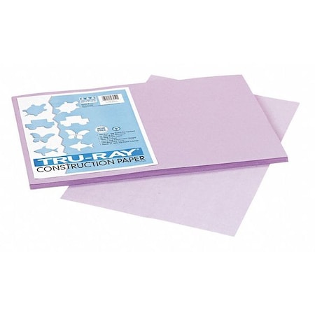 Pacon Paper, Construction, 12" x 18", Lilac, PK50 103050