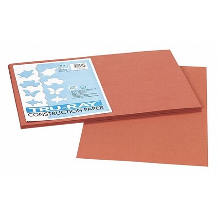 Pacon Paper, Construction, 12x18, Warm Brown, PK50 103057