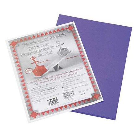 Pacon Paper, Construction, 9" x 12", Violet, PK50 103603