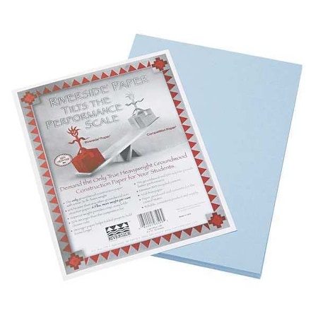 Pacon Paper, Construction, 9x12", Light Blue, PK50 103599