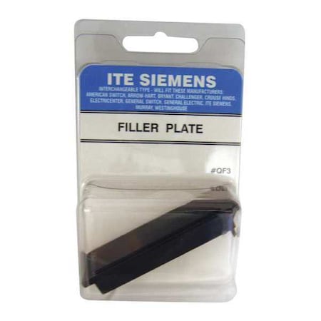Siemens Filler Plate, 1" VPKQF3