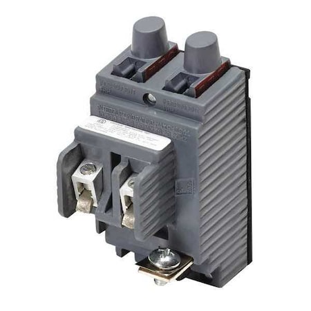 Ubi Circuit Breaker, UBIP Series, 15 to 20A, 2 Pole, 120V AC, 10kA UBIP1520