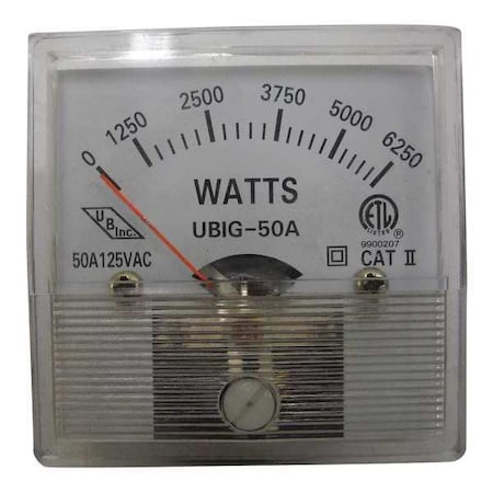 Egs Replacement Watt Meter, 6250 EGS EGS6250WMNS