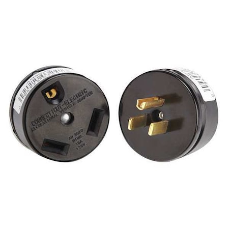 Connecticut Electric RV Plug Adaptor, 30A to 20A CESMAD3020