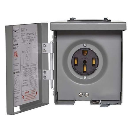 Connecticut Electric RV Power Oulet, 50A CESMPS54HR