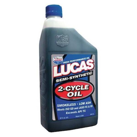 Lucas Oil Semi-Synthetic 2-Cycle Racing Oil, 32 Oz. 10110