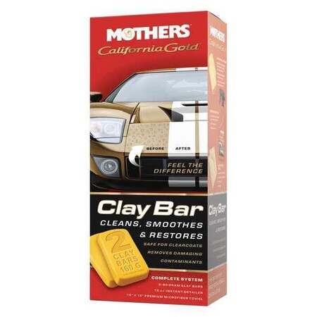 Mothers 23 oz. California Gold Clay Bar Kit Bottle 7240