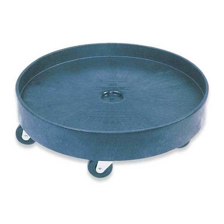 Rubbermaid Commercial Universal Drum Dolly Cart FG265000BLA