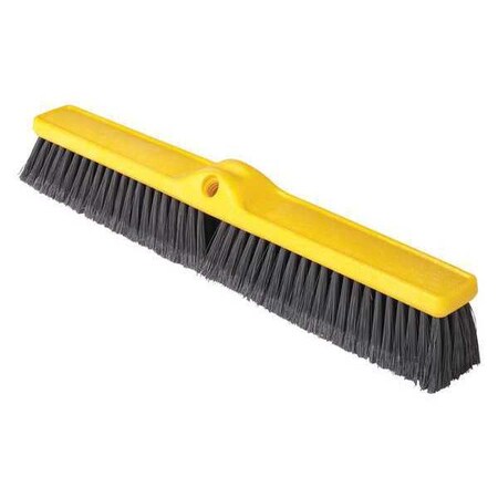 Rubbermaid Commercial 24 in Sweep Face Floor Sweep, Gray FG9B1100GRAY