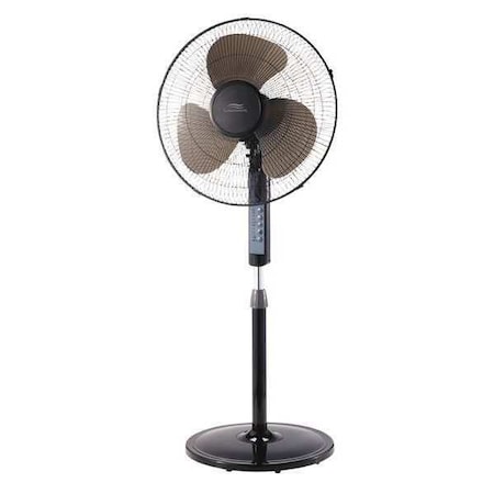 Lakewood 16" Pedestal Fan, Black LSF1610BR-BM