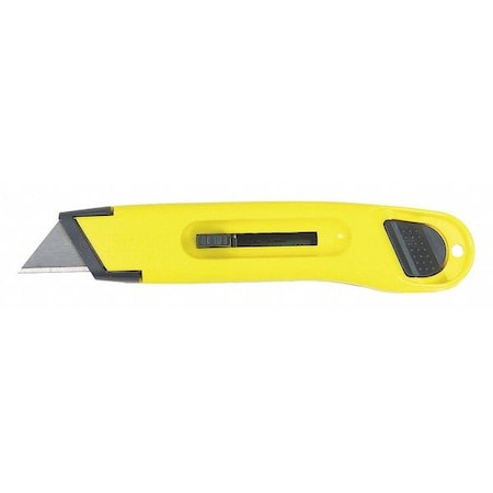 Bostitch Utility Knife, Retractable, Plastic, Yellow 10-065