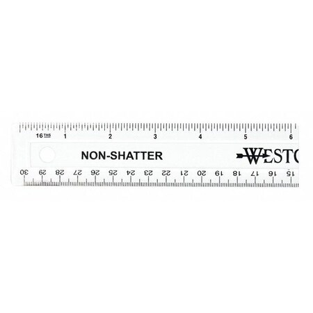 Westcott 13862 $1.12 Ruler, 12