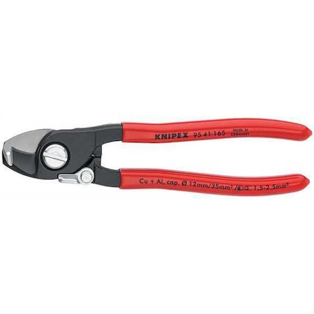 Knipex 165mm Multifunctional Cable Shears, W/Stripper 12mm 95 41 165