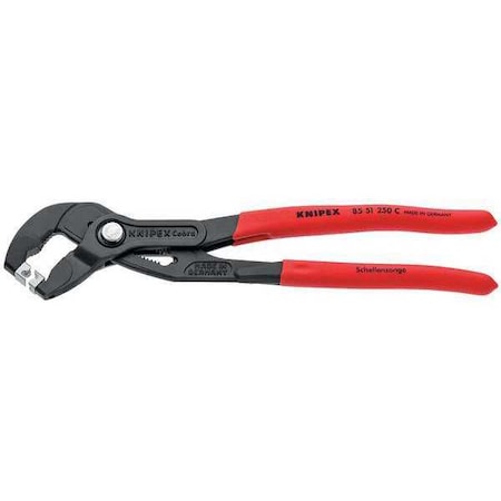 Knipex Hose Clamp Pliers, 10" L x 3-17/64" W 85 51 250 C SBA