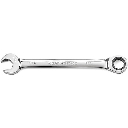 Gearwrench 7/16" 72-Tooth 12 Point Open End Ratcheting Combination Wrench 85574