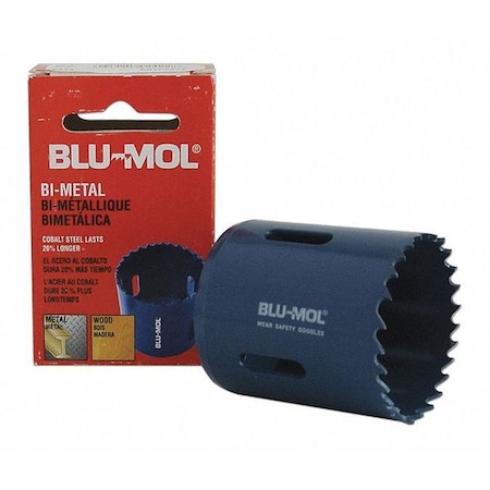 Blu-Mol 11/16" Bi-Metal Hole Saw HSSE-Co8 1-7/8" Depth 511