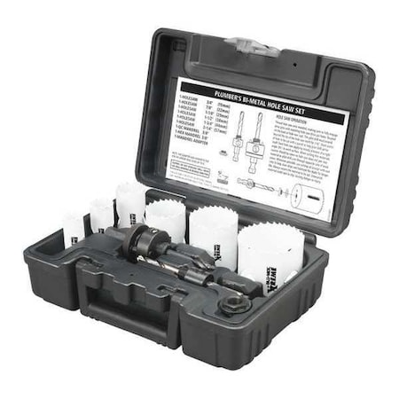Xtreme Blu-Mol Plumber Bi-Metal Hole Saw Kit, 9 pcs. D9592