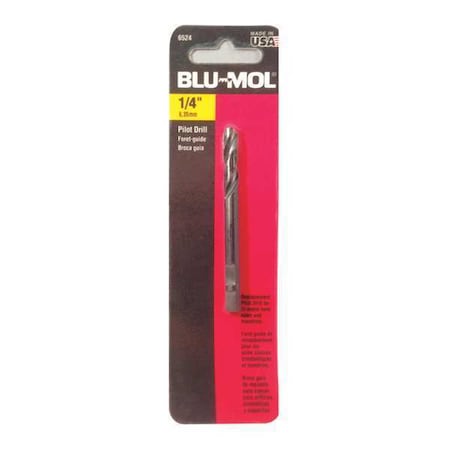 Blu-Mol Pilot Drill, 3-1/4" x 1/4", HSS 6524