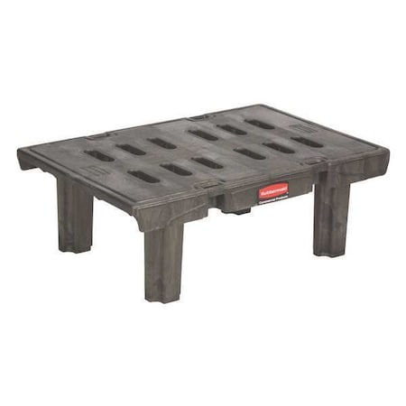 Rubbermaid Commercial Dunnage Rack, 1500 lb., Black FG448900BLA