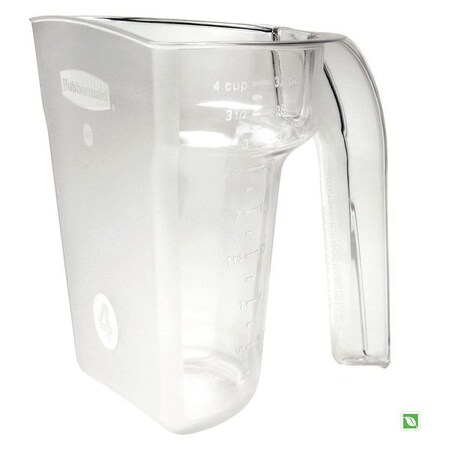 Rubbermaid Commercial Safety Portioning Scoop, 4-Cup FG9G5300CLR